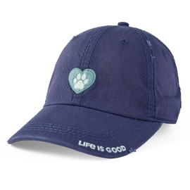 Life is Good - Gorro de béisbol Bordado Ajustable para Adultos para Hombres y Mujeres, Talla única, corazón de Animal, Animal Heart, One Size