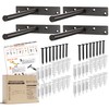 BATODA 6" Floating Shelf Bracket Heavy Duty (4 pcs) –