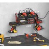 CCCEI Garage Tools Storage with Charging Station. Power Tool Battery