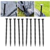 50Pcs Edging Stakes Spiral Nylon Landscape Anchoring Spikes for Paver