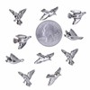 Bird Pushpins - Silver Finish