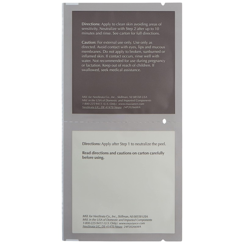 EXUVIANCE Performance Peel AP25 At-Home Chemical Peel with Glycolic, Mandelic