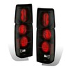 AmeriLite Black Replacement Brake Tail Lights Set For Hardbody D21