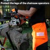ZELARMAN Chainsaw Chaps Apron Wrap 8-layer for Men/Women Loggers Forest