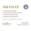 Studio M Who Rescued Who Art Pole Outdoor Decorative Garden