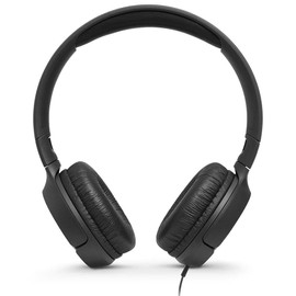 JBL T500 in Black – On Ear Lightweight, Foldable Headphones with Pure Bass Sound – 1-Button Remote / Built-In Microphone