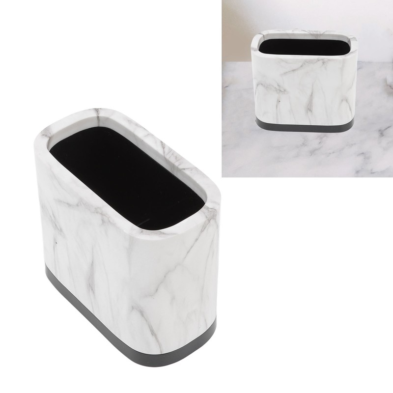 Marble Pattern Pen Holder Fashionable Minimalist Makeup Brush Holder Cup