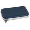 Black Soft Harmonica Carrying Case with Zipper, PU Leather Fabric,