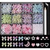 My Beauty Large Capacity Ribbon Heart Self Nail Parts Set, 1 Set, B / 마이뷰티 대용량 리본 하트 셀프 네일 파츠 세트, 1세트, B