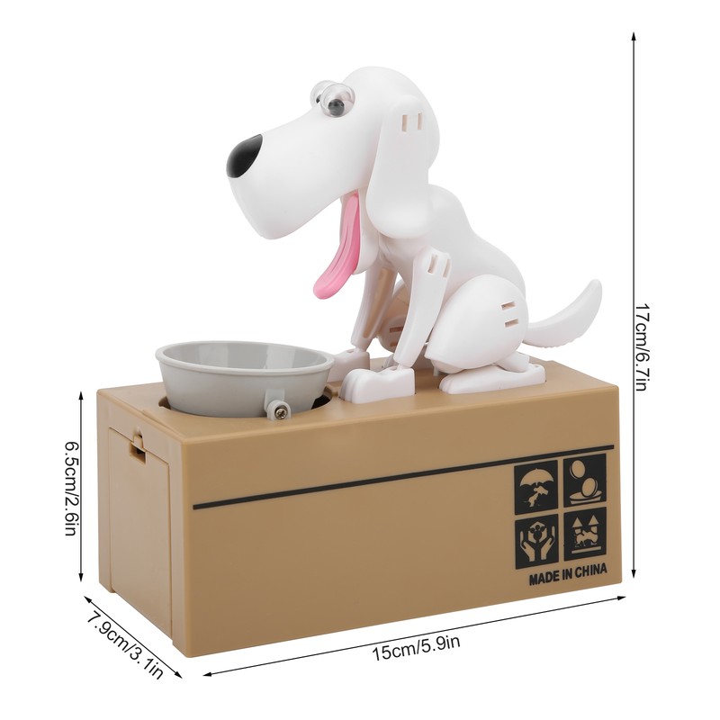 Saving Pot Electronic Money Box Robotic Dog Coin Bank Automatic