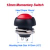 12MM Waterproof Momentary Push Button Switch 15PCS ON- OFF Switch