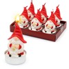 Dekohelden24 Set of 6 gnomes, dimensions of each tea light