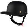 Baseball Cap Motorcycle Helmet,DOT Approved Vintage Open Face Unisex-Adult Half