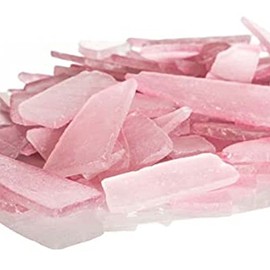 Nautical Crush Trading Sea Glass Craft - Beach Glass Craft - Pink - Sea Glass Décor - Sea Glass Vase Filler - Sea Glass Crafting - Bag of Sea Glass - Craft Glass - Vase Fillers Glass (22 Ounces)