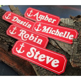 Scoops Ahoy Name Badge Uniform Costume Custom Name Tag – Customize with Your Name