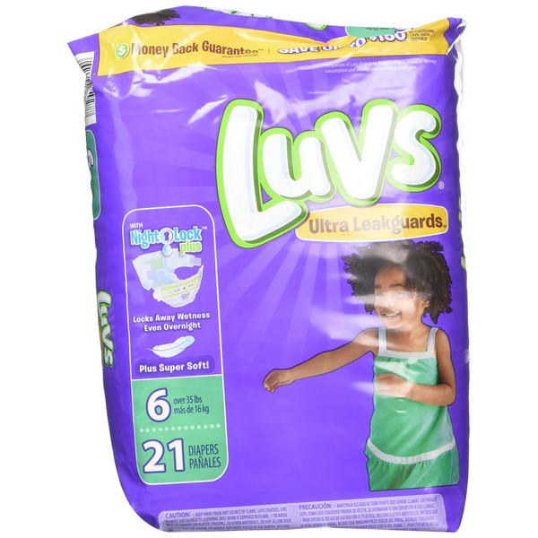Luvs Ultra Leakguards, Stage 6 Disposable Diaper, 21 Ct