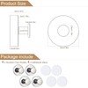 ZESLMG Chrome Suction Cup Hooks for Glass Window, Shower Hook