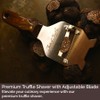 Professional Truffle Shaver, Slicer, Cutter in Stainless Steel & Rosewood