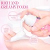 Lash Shampoo Espuma Limpiadora Para Extensiones De Pestañas Rosa