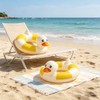 2-Pack Duck Pool Float - Fun Floaties Inflatable Swimming Pool
