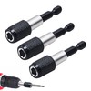 3 Pcs Drill Bit Holder Hex Shank 60mm Magnetic Bits