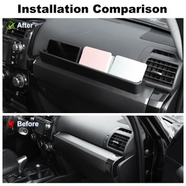 Voodonala for 4Runner Passenger Copilot Armrest Storage Box Passenger Grab Tray Organizer Compartment Bin for 2014-2025+Toyota 4runner, Interior Storage Expansion Accessories