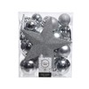 33 pieces - Christmas Tree Decoration Kit: Baubles, Decorations, Star