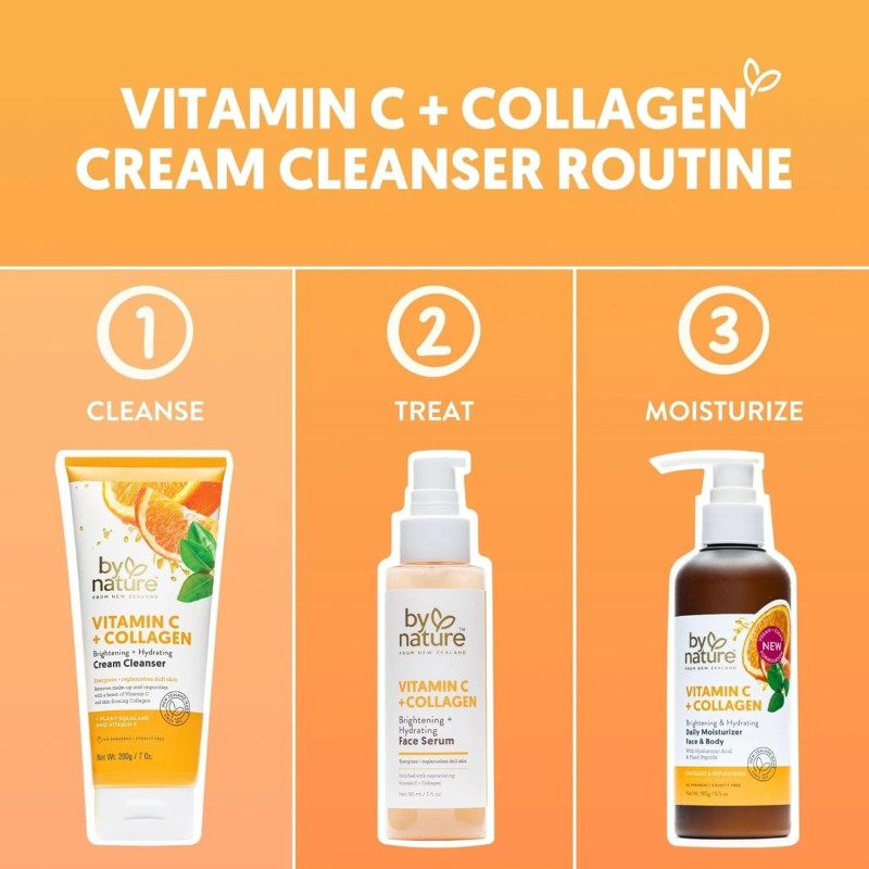 By Nature Face Cleanser- Brightening and Hydrating 7 Ounce (Pack