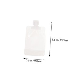 Healvian 18Pcs Professional Squeeze Pouches Compact Travel Lotion Bags for Easy Dispensing Durable Reusable Travel Accessory for Toiletries and Skincare