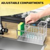 Kitchen Sink Caddy, ManKami 304 Stainless Steel Sink Caddy Sponge