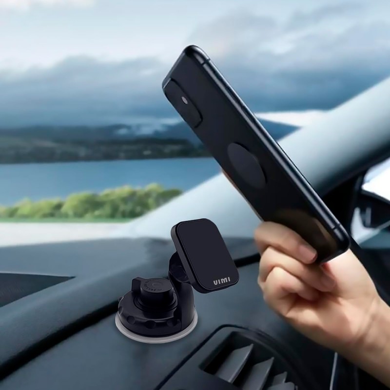 Vimi Soporte Magnetico Base para Celular Iman Ventosa 360º Coche