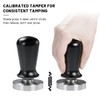 Yolococa 58mm Calibrated Pressure Tamper for Coffee and Espresso Black