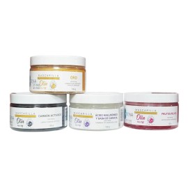 Mascarillas Peel Off Kit Carbon Oro Frutos Baba Caracol Bena