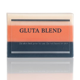 Relumins Premium 3-in-1 Glutablend Beauty Soap Bar – For Smoother, Clearer, Healthier-Looking Skin – Now with Rosehips – Gentle Face & Body Cleanser 120g