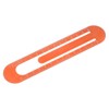 sourcing map Straight Ruler 13cm Metric Bookmark Clip Ruler Metal