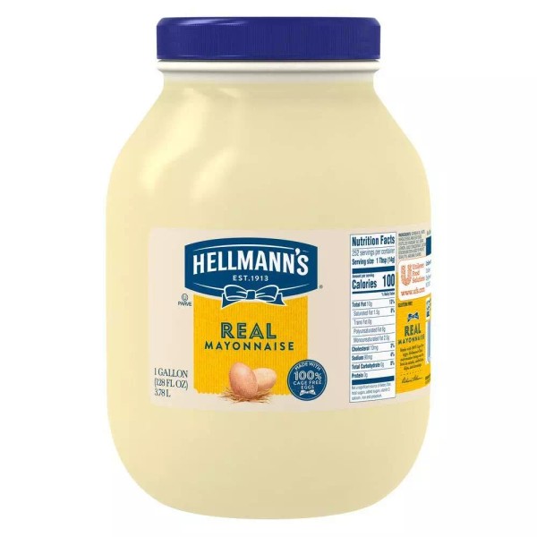 Real Mayonnaise Jar, Condiment For Sandwiches, Salads, Mayo Made With