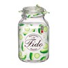 Bormioli Rocco Fido Glass Square Jar, 3 Liter