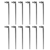 Abaodam 30pcs Garden Stakes for Christmas Lights Weatherproof Ground Spikes