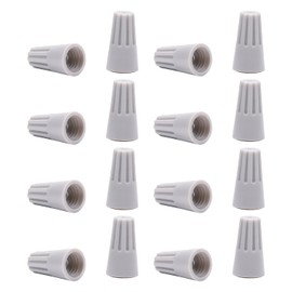 Fielect 100Pcs Electrical Wire Connectors Nut Screw Terminals Wire Nuts Connectors Wire Caps Spring Insert Twist Nuts Caps Connection Assortment SP1 Type for 1.25-3mm² Wire