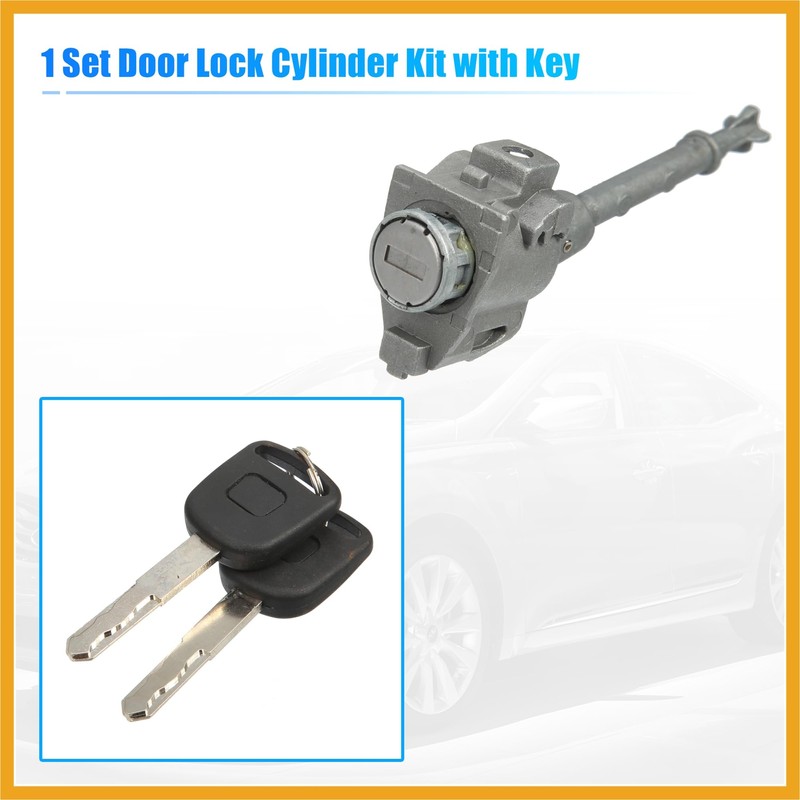 Partuto 1 Set Front Door Lock Cylinder Set Kit with