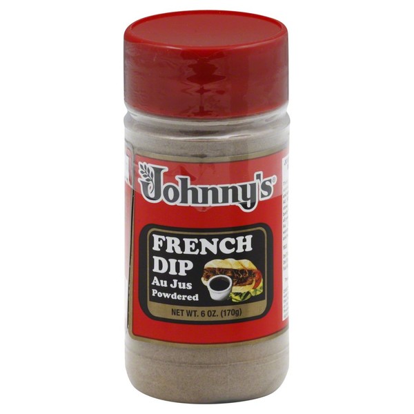 Johnny's Fine Foods Au Jus Powdered French Dip, 6-Ounce (Pack of 6)