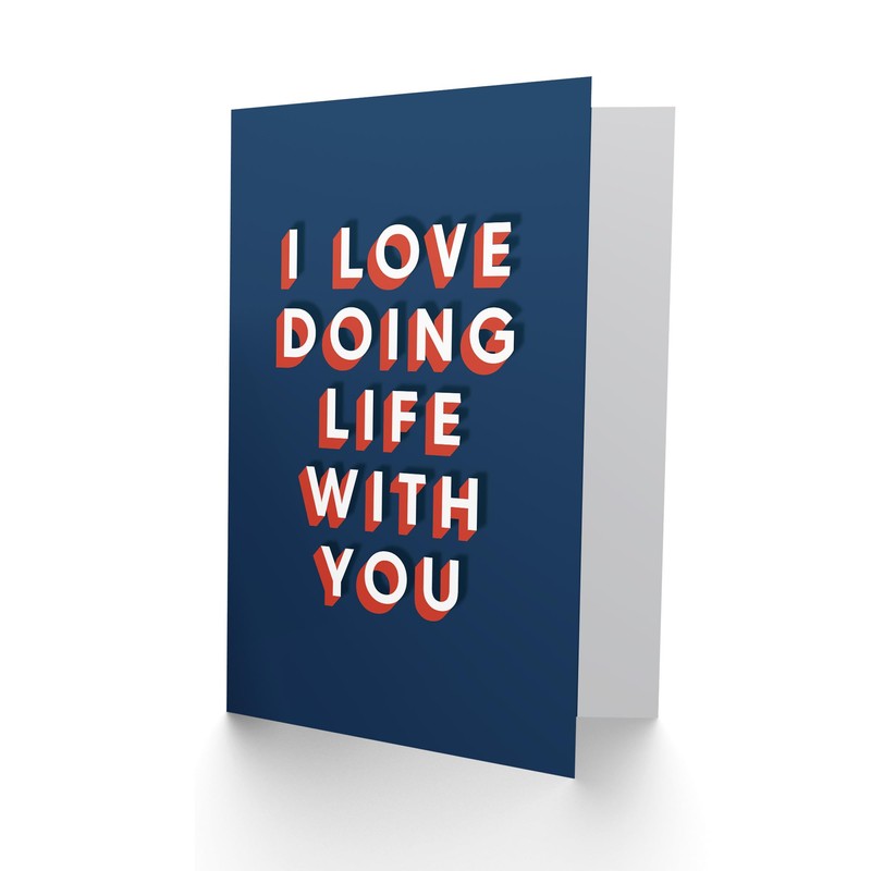 Artery8 I Love Doing Life With You Fun Bold Modern
