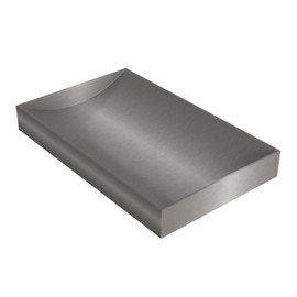 Brixwell DTCT1610B 16" x 10" Deep Standard Counter Top Deal Tray Brushed Stainless Steel