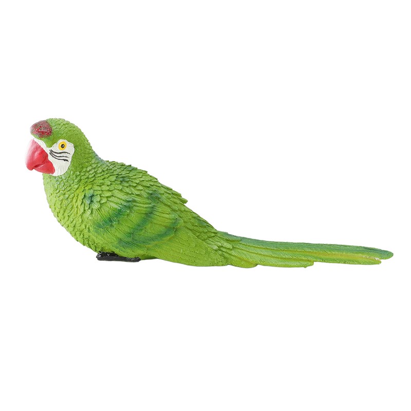 Parrot Figurine Simulation Vivid Innovative Wall Mounted Hand Painted Resin
