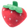 LQ Industrial Exquisitely Crafted Plush Strawberry Toy Pet Supplies Suitable