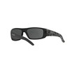 Arnette Men's AN4182 Hot Shot Wrap Sunglasses, Fuzzy Black/Grey, 62