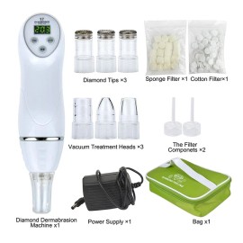 Unbranded Electric Diamond Peeling Machine FacePore Cleanser Pen Vacuum Blackhead Removal