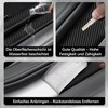 Pack of 9 Car Carbon Fibre Door Sill Protector with