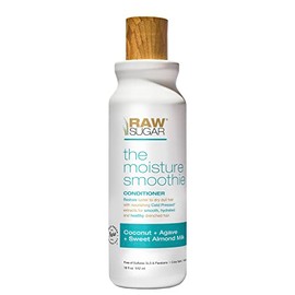 RAW SUGAR, Moisture Smoothie, Acondicionador, Anti-frizz, Hidrata y Fortalece, con Coco, Agave y Leche de Almendras, Prensado en Frío, Vegano, Libre de Sulfatos, Siliconas y Parabenos, 532 ml