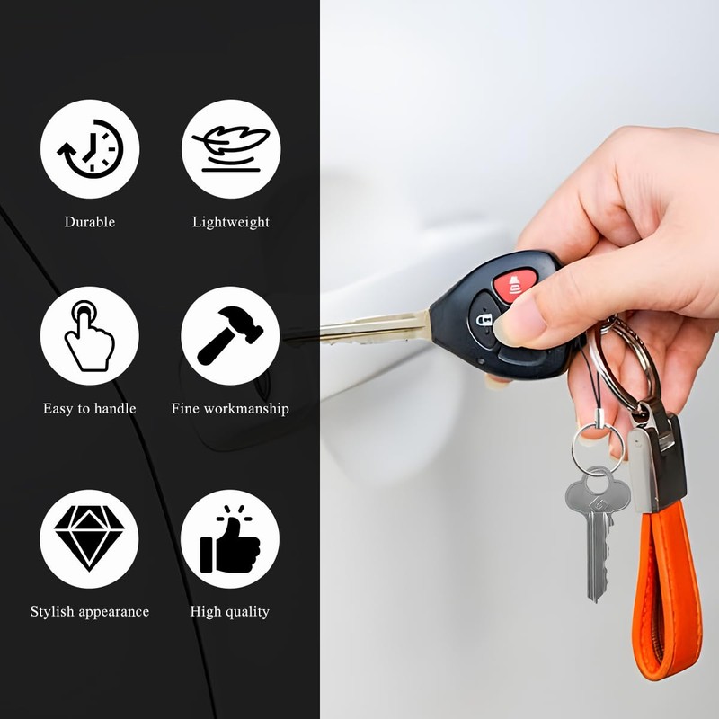 MUQIDA 2 PCS Car Key Chain, Model S 3 X